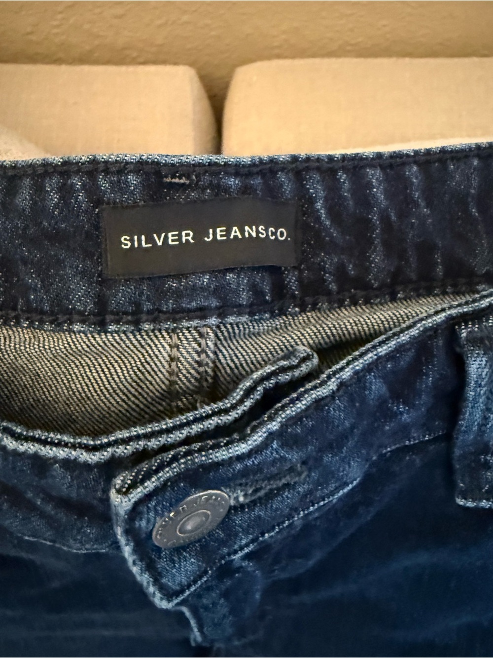 Silver Jeans Women's Dark Blue Wide Leg Jeans 8/10 - Picture 2 of 4